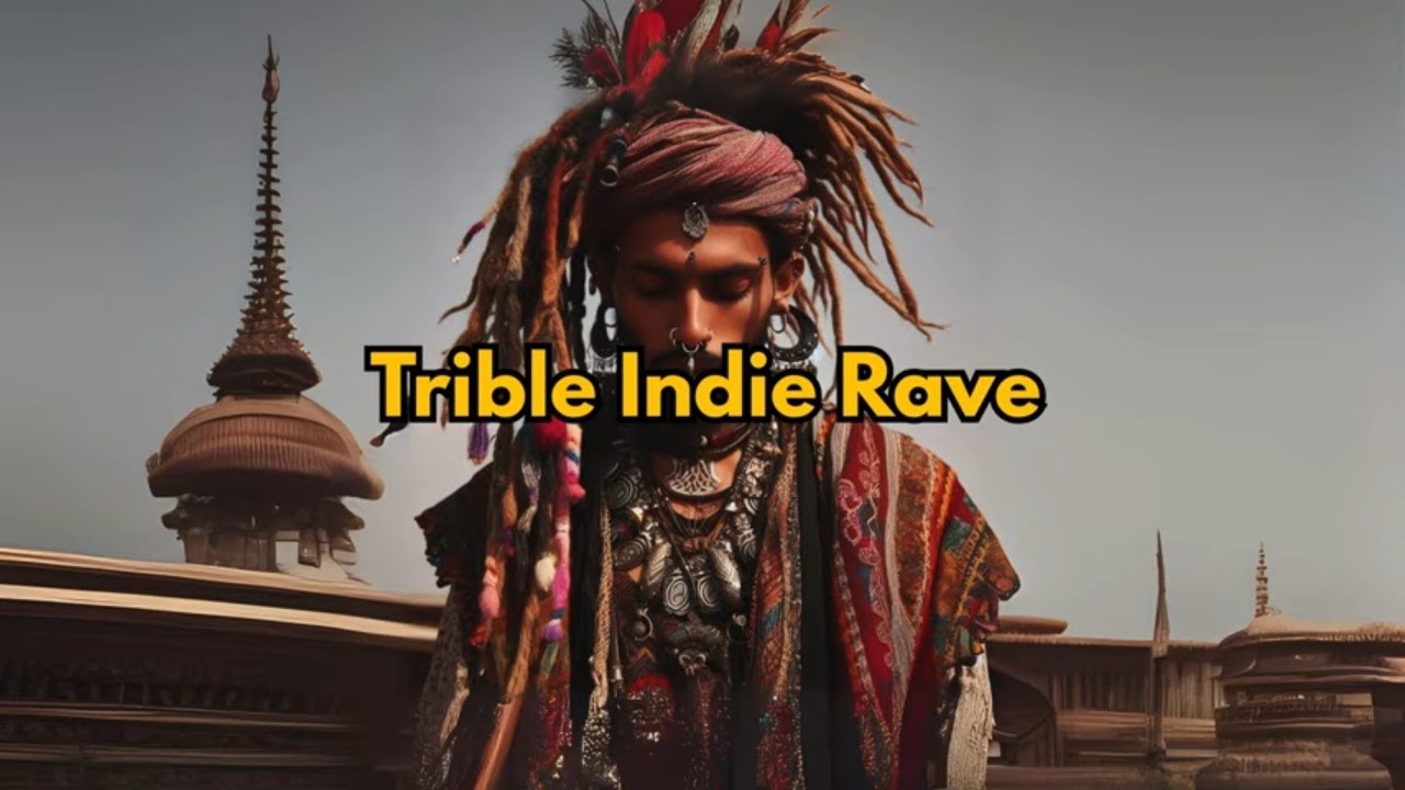 Trible Indie Rave – Wearable Art Design Series | My GoldPants AI