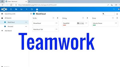 How to better manage individual and team work with Nextcloud