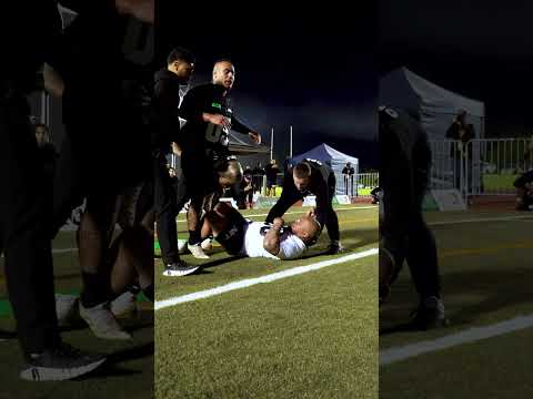 MAN DOWN 😳💥 #RUNIT #collision #runitstraight #knockout #hit #rugby #sports #combatsports