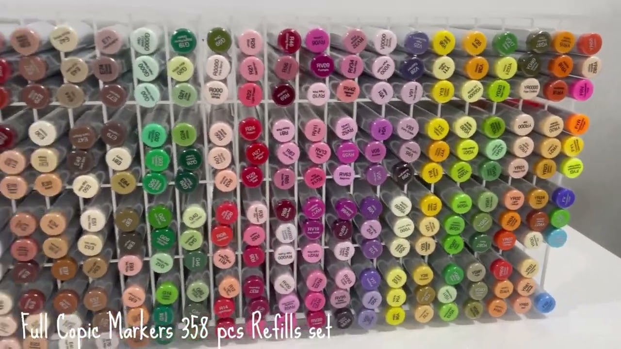 Copic Markers full refills 358pcs set