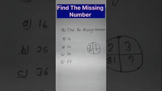 🧩 Find the Missing Number Challenge | Test Your Brain!