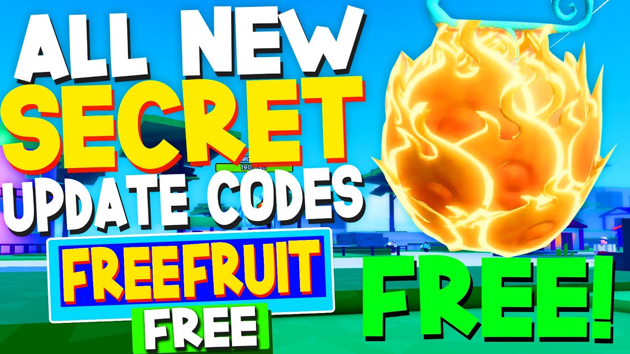 ALL NEW *SECRET* UPDATE CODES in ONE FRUIT SIMULATOR CODES! (Roblox One  Fruit Simulator Codes) 