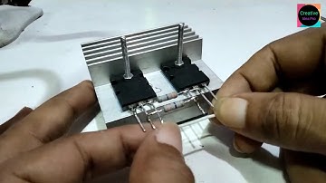 How To Make Powerful Inverter 2SC5200 Transistor 12V Dc To Ac220v 150Watts.