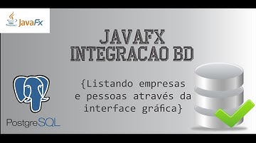Listando Empresa e Pessoa - PostgreSQL - JavaFX