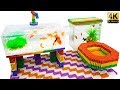 DIY - Build Amazing Toilet Aquarium Goldfish With Magnetic Balls (Satisfying) - Magnet Balls