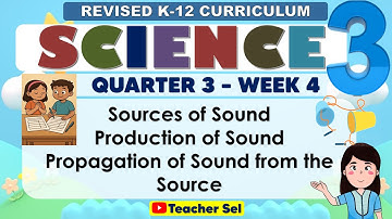 Science 3 Quarter 3 Week 4 Revised K-12 Sources, Production and Propagation  of Sound