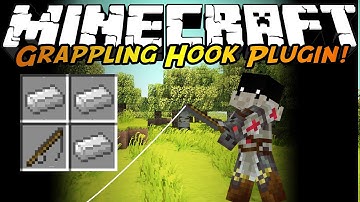 Minecraft: Fishing Rod Grappling Hook Plugin!