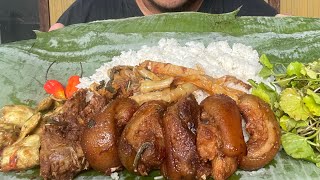 Eating Pork With Bamboo Shoot Mukbang Naga Mukbang Naga Food Naga Food Mukbang Bite Of Naga