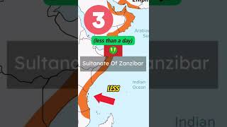 3 Shortest Lived Countries in the World
What is a country? Technically, every territory that declares itself “a country” can be counted as such, though many don’t get recognized internationally and effectively stop being “countries” almost instantaneously.
Here are some prime examples:
3. Sultanate Of Zanzibar – the small island sultanate lasted less than a day after declaring independence from the British Empire, before merging with Tanganyika to form the United Republic of Tanzania.
2. Russian Democratic Federative Republic – after overthrowing the Tzars in 1918, Russia was first a democratic federative republic. Just 6 hours later, however, the Soviets took control and renamed it the Russian Soviet Federative Socialist Republic.
1. The Independent State of Catalonia – it lasted just about 8 seconds after its independence declaration, before the Spanish government declared it illegal and called for new elections. 3 Shortest Lived Countries in the World