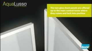 AquaLusso Opus Shower Cabin with unique iLock™ Assembly System