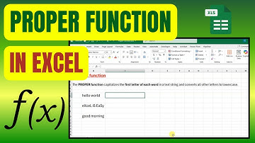 How to Use PROPER Function in Excel | PROPER Function in Excel for Beginners #excel #excel tips