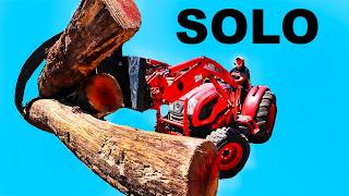 FIREWOOD PROCESSING SOLO...How much can I get done?