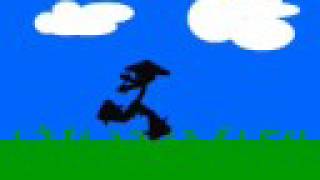 Stick Man Matrix Run