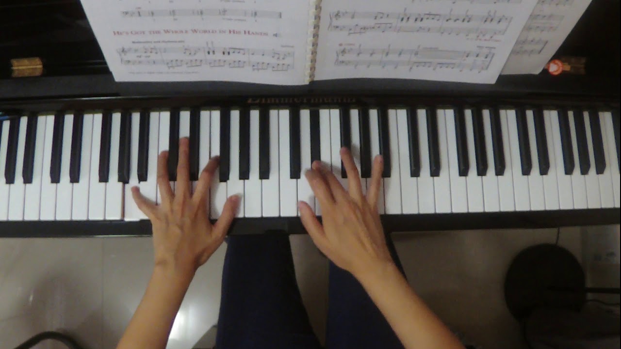 He's Got The Whole World In His Hands (P.110-111) - Alfred’s Basic Adult All-In-One Course Level 2