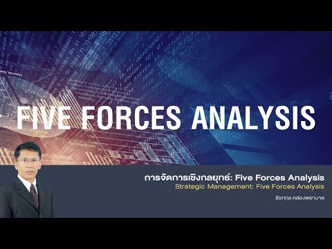 สรุปการจัดการเชิงกลยุทธ์ strategic management  2022 New  การจัดการเชิงกลยุทธ์: Five Forces Analysis