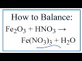 Balancing Chemical Equations Concepts