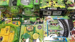My Latest Cheapest Ben 10 toys Collection, Ben 10 RC Stunt Car, Ben 10 Bicycle, Ben 10 Walkie Talkie