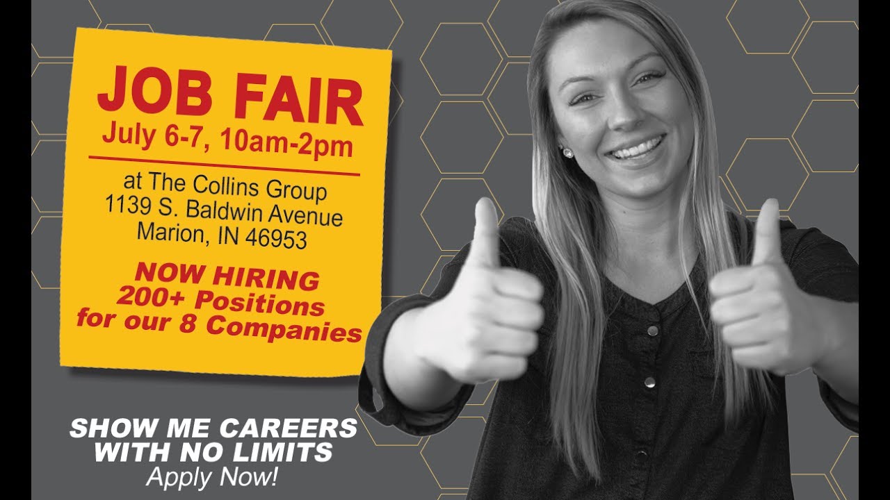 The Collins Group JOB FAIR July 6th & 7th