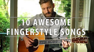 Video thumbnail of "10 awesome FINGERSTYLE songs! (pt. 2)"