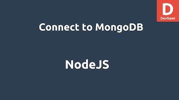 NodeJS Connect to MongoDB