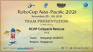R21.3.10 - SG6041 - Finalist Presentation - RCAP CoSpace Rescue U12 - RCAP2021 Aichi