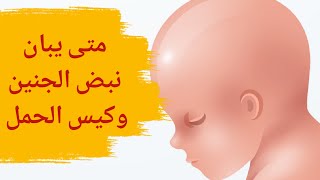 متى يبان نبض الجنين والكيس