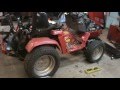 honda tractor snow blower mount
