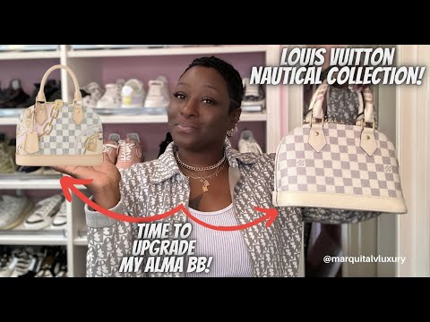 The new Louis Vuitton Alma BB in Damier Azur - Sneak Peak LV Alma Azur 