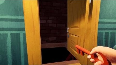 Hello Neighbor：Act 1 Full Gamplay -How to Get Red key?? Complete Walkthrough + Secrets
