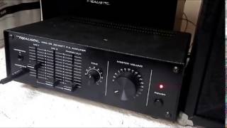 Pyle Home PDWR51BTWT 5.25″ Indoor/Outdoor Wall-Mount Bluetooth Speaker System Realistic MPA-25 vintage PA system demo