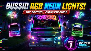 BUSSID RGB Neon Lights & Name Board Editing Tutorial | Part 1 ⚡🔥 screenshot 3