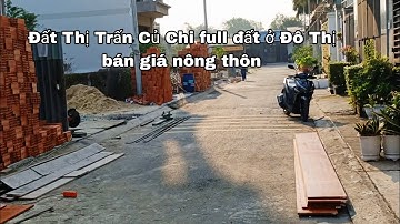 Nhà đất củ chi | giá rẻ | giới thiệu | 2 lô đất thị trấn mặt tiền nhựa 5x20 full đất ở Đô Thị