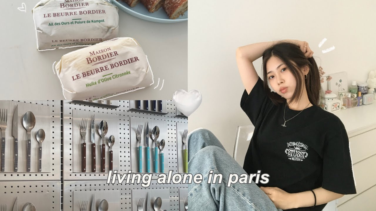 LIVING ALONE DIARIES🎧: being productive, versailles, sabre paris, dunkin | 파리유학생 브이로그