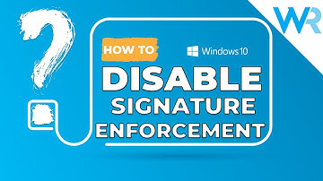 How to Disable Driver Signature Enforcement