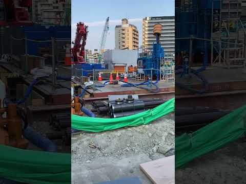 【記録映像】リニア中央新幹線！名古屋駅 西口側の工事現場の様子。駅前通り椿町線から、2024.9.8早朝撮影。駅の脇、その西側、広範囲にわたりビルが取り壊されて工事が進んでいます #リニア中央新幹線
