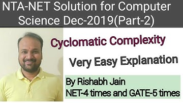 NET-1.2 | NTA NET Dec 2019 Solution Computer Science Paper 2 | Cyclomatic Complexity - Part-2