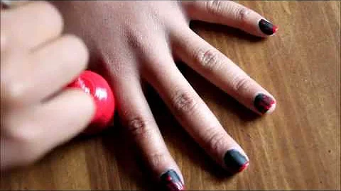 TUTORIAL: Dripping Blood Manicure