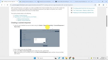 How To Use Canned Responses In Freshdesk