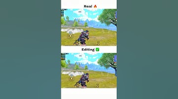 Difference in real ✅ and editing🔥#pubgmobile #bgmi #trending #shorts