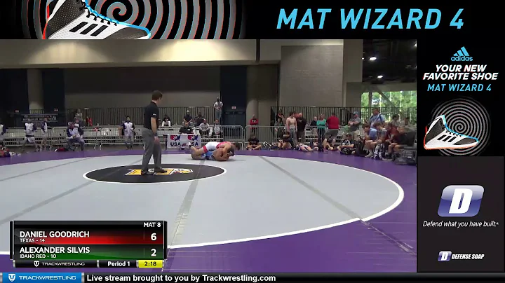 Mat 8 285 Daniel Goodrich Texas Vs Alexander Silvi...