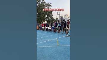 Sprinter block start technique || Nis patiala ||#shorts #athlete #track #run #blockstart #army #yt