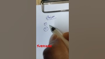 Anjum signature in simplest form #shorts #youtubeshortsfeatures #41 Top signatures