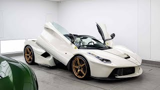 The third video in our hypercar series features this one-of-one tailor
made ferrari laferrari aperta from good friend @b14. team at topaz
detailing l...