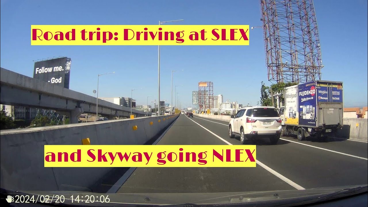 Driving from SLEX Sto. Tomas City, Batangas to NLEX via Skyway