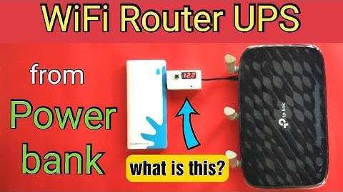Use Powerbank as UPS for your WiFi router | DIY Community