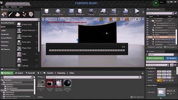 Fabrizio Banfi Learn - Unreal Engine 12 - Mapping a static mesh with a movie