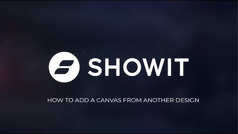 Add A Canvas From Another Design