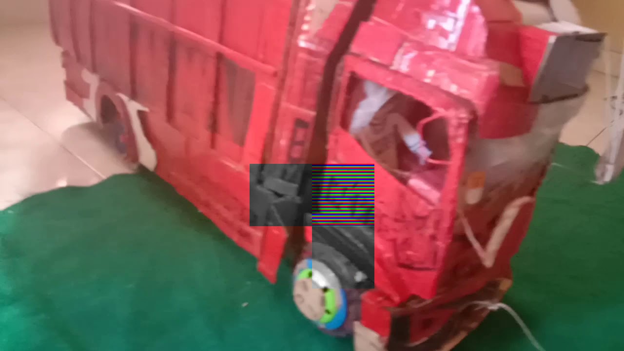 Miniatur truk  Isuzu oleng dari kardus bekas  YouTube