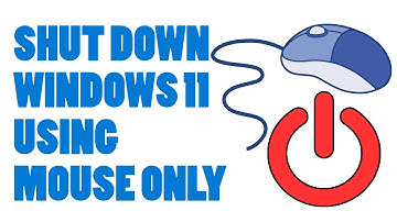 How To Shut Down Windows 11 Using Mouse Only | Works On Windows 10 #shutdownwindows #windowshelp