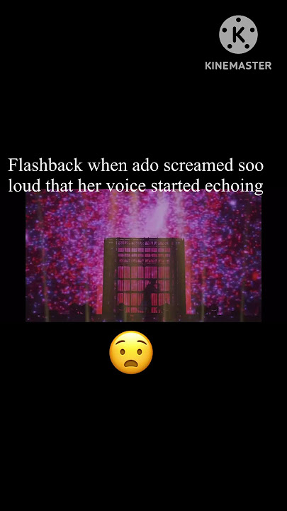 Dang I wish I could scream like that 😭 hope her voice is 😩|| #liveconcert || #Ado